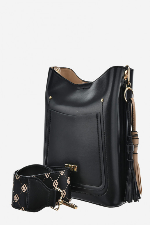 Málá kabelka z eko kože Big Star OO574139 čierna