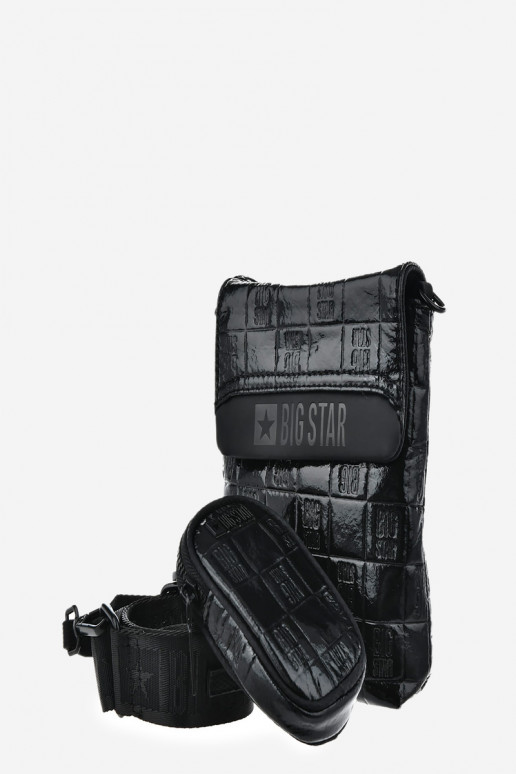 s lakovým efektom Kabelka Kabelka Big Star OO574144 čierna