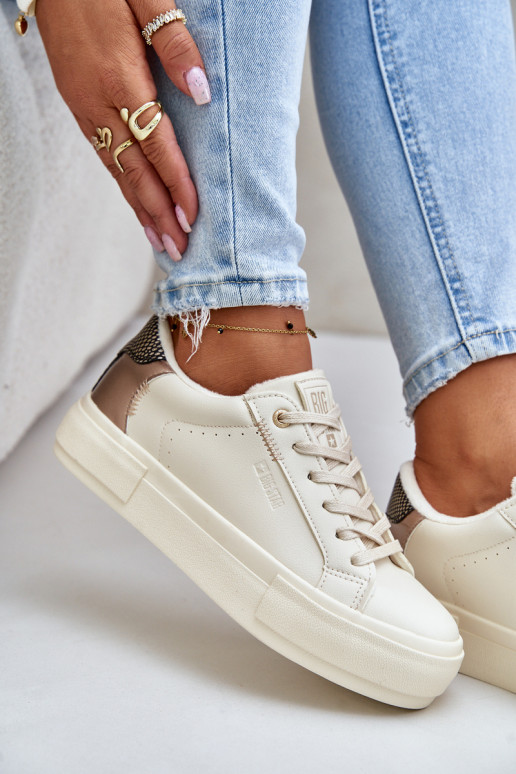 zahriať sa Bežná obuv s platformou Big Star OO274A454 béžová zahriať sa Bežná obuv s platformou Big Star OO274A454 béžová