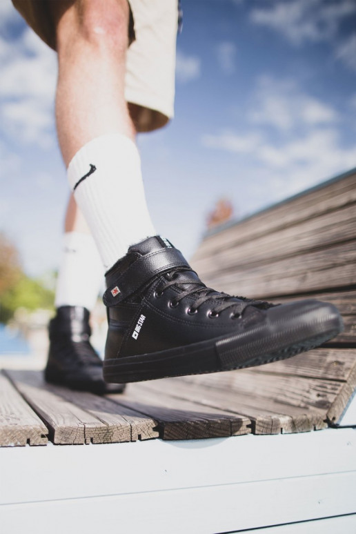 Pánske topánky na voľný čas Big Star zahriať sa čierna Y174020FIN Pánske topánky na voľný čas Big Star zahriať sa čierna Y174020FIN