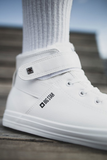 Pánske topánky na voľný čas Big Star zahriať sa biela farba Y174024FIN 2