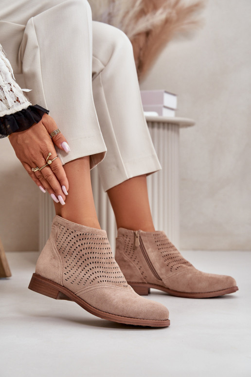 Dámske ažurové podpätky na širokom...