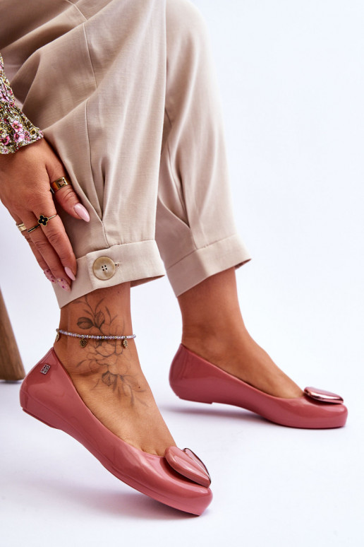 Baleríny v ružovej farbe Baleríny v ružovej farbe