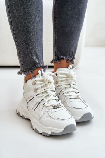 zahriať sa Tenisky model obuvi Dámske Big Star OO274A161 biela farba