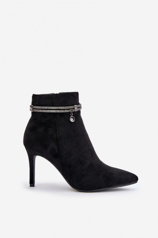 zahriať sa Čižmy s tenkými podpätkami so zdobenými podpätkami z eko semišuoIne Vinceza 16469 čierna zahriať sa Čižmy s tenkými podpätkami so zdobenými podpätkami z eko semišuoIne Vinceza 16469 čierna