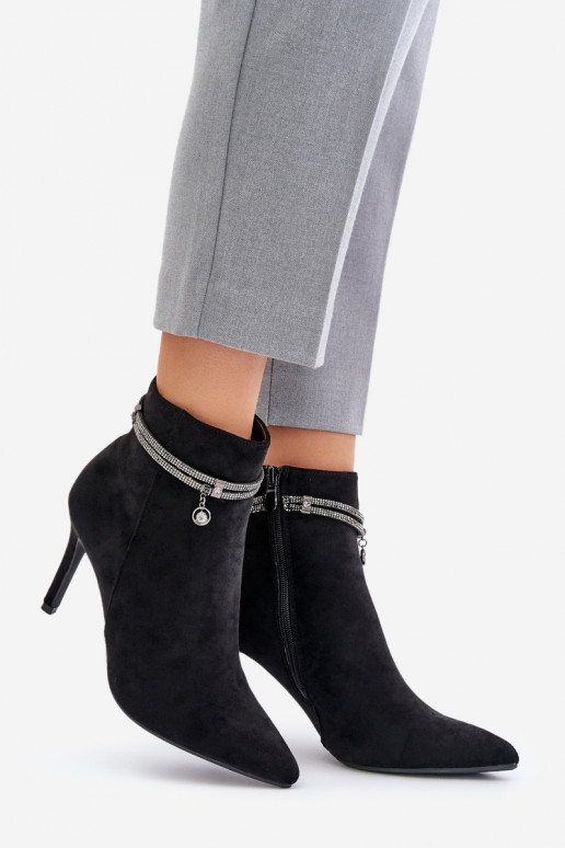 zahriať sa Čižmy s tenkými podpätkami so zdobenými podpätkami z eko semišuoIne Vinceza 16469 čierna zahriať sa Čižmy s tenkými podpätkami so zdobenými podpätkami z eko semišuoIne Vinceza 16469 čierna