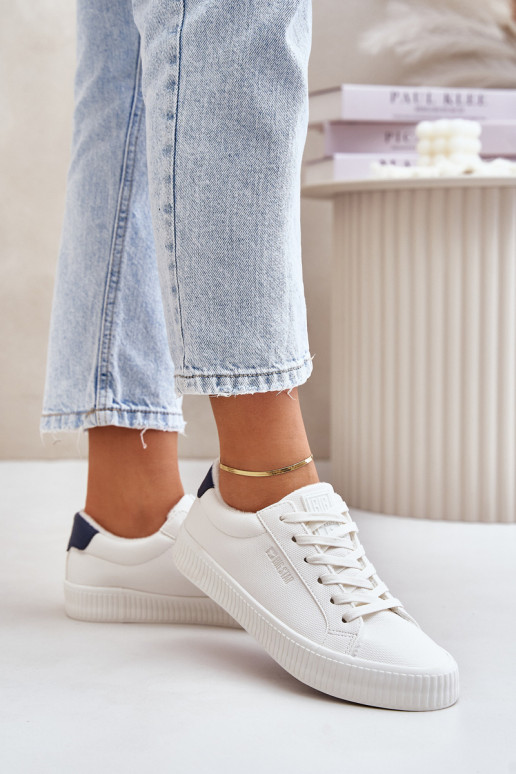 zahriať sa Bežná obuv Big Star OO274A460 biela farba