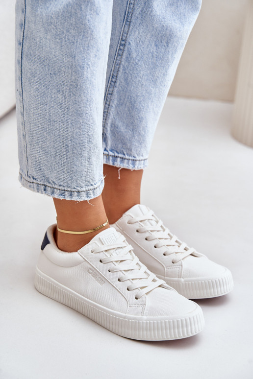 zahriať sa Bežná obuv Big Star OO274A460 biela farba