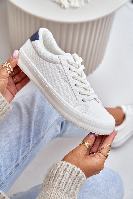 zahriať sa Bežná obuv Big Star OO274A460 biela farba