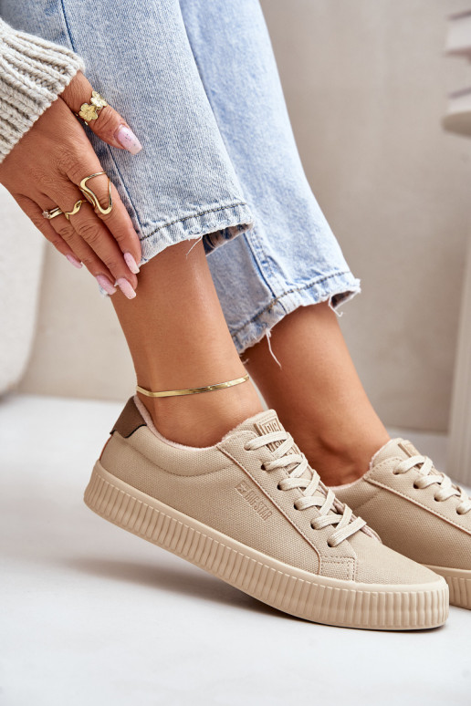 zahriať sa Bežná obuv Big Star OO274A461 béžová