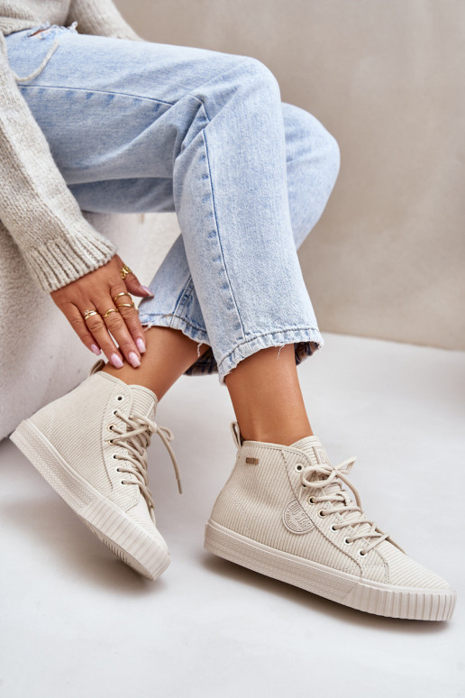 zahriať sa Zamatová Bežná obuv Big Star OO274771 Hi-Poly System béžová zahriať sa Zamatová Bežná obuv Big Star OO274771 Hi-Poly System béžová