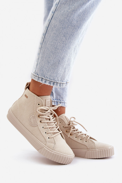 zahriať sa Zamatová Bežná obuv Big Star OO274771 Hi-Poly System béžová zahriať sa Zamatová Bežná obuv Big Star OO274771 Hi-Poly System béžová