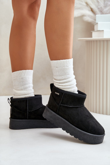 Snehule s platformou Big Star OO274A099 čiernej farby