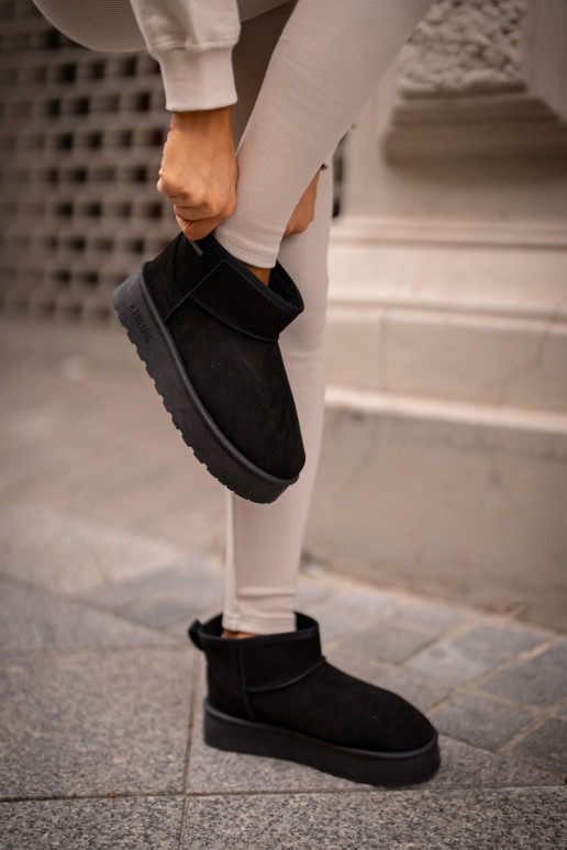 Snehule s platformou Big Star OO274A099 čiernej farby Snehule s platformou Big Star OO274A099 čiernej farby