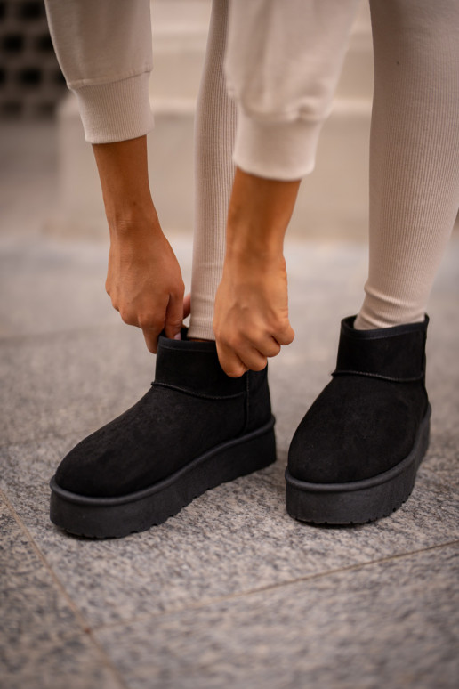 Snehule s platformou Big Star OO274A099 čiernej farby Snehule s platformou Big Star OO274A099 čiernej farby