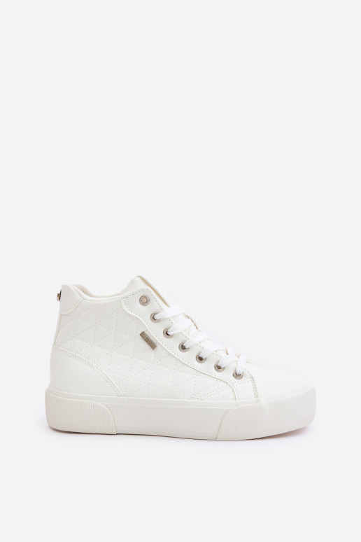 zahriať sa Bežná obuv Z Przeszyciami Big Star OO274A479 biela farba zahriať sa Bežná obuv Z Przeszyciami Big Star OO274A479 biela farba