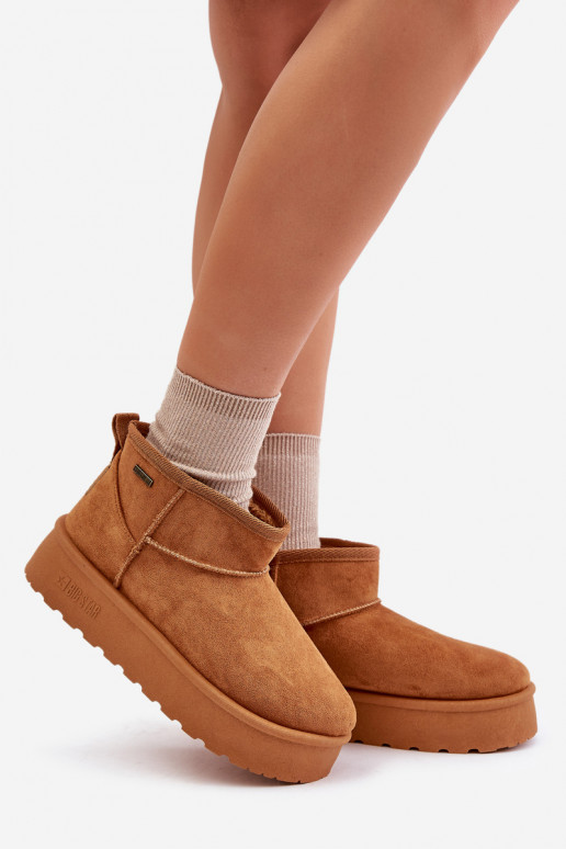 Nízka Snehule s platformou Big Star OO274A098 Hnedá farba Nízka Snehule s platformou Big Star OO274A098 Hnedá farba