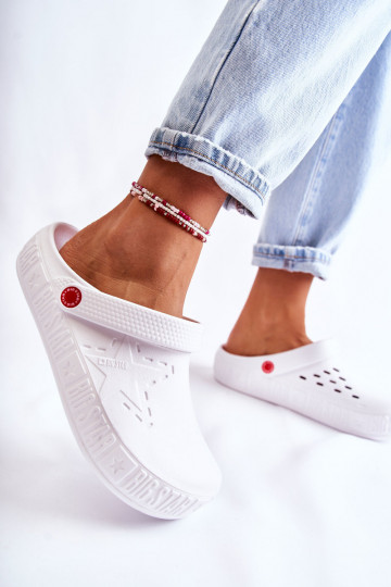 Ľahké papuče Big Star white