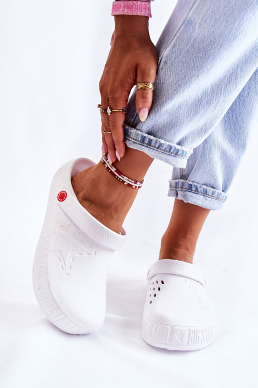 Ľahké papuče Big Star white Ľahké papuče Big Star white