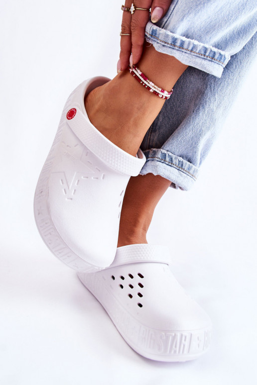 Ľahké papuče Big Star white Ľahké papuče Big Star white