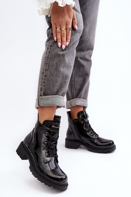 Dámske lakované podpätky na zips... Dámske lakované podpätky na zips...