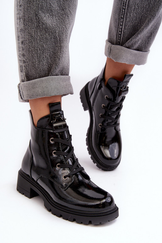 Dámske lakované podpätky na zips... Dámske lakované podpätky na zips...