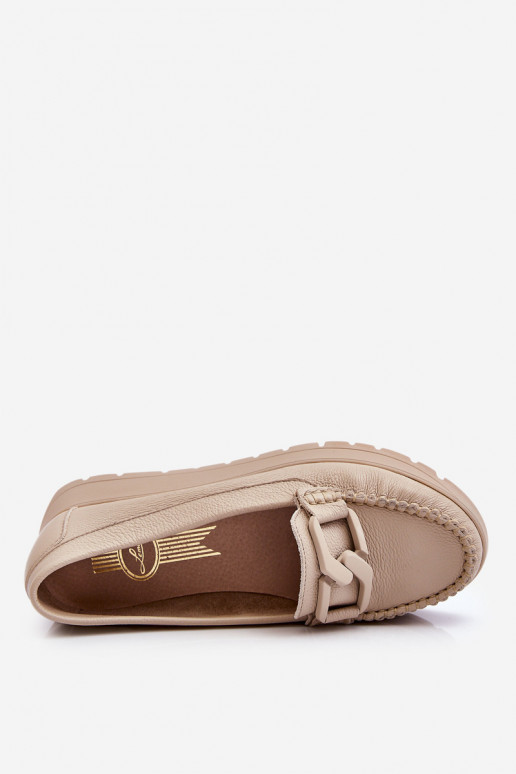 Mokasíny na platforme s ornamentmi v...