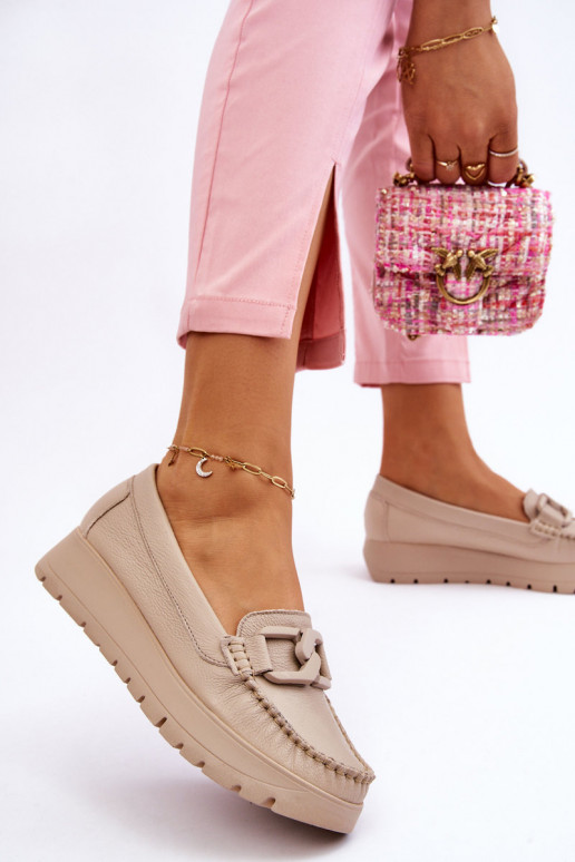 Mokasíny na platforme s ornamentmi v...