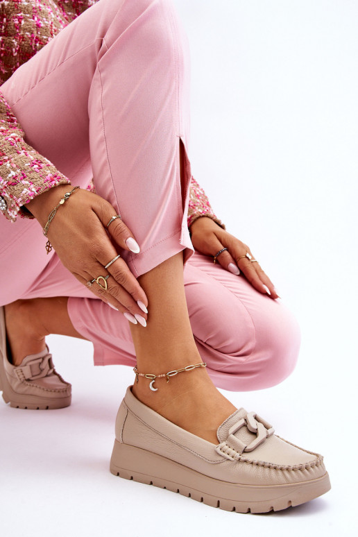 Mokasíny na platforme s ornamentmi v...