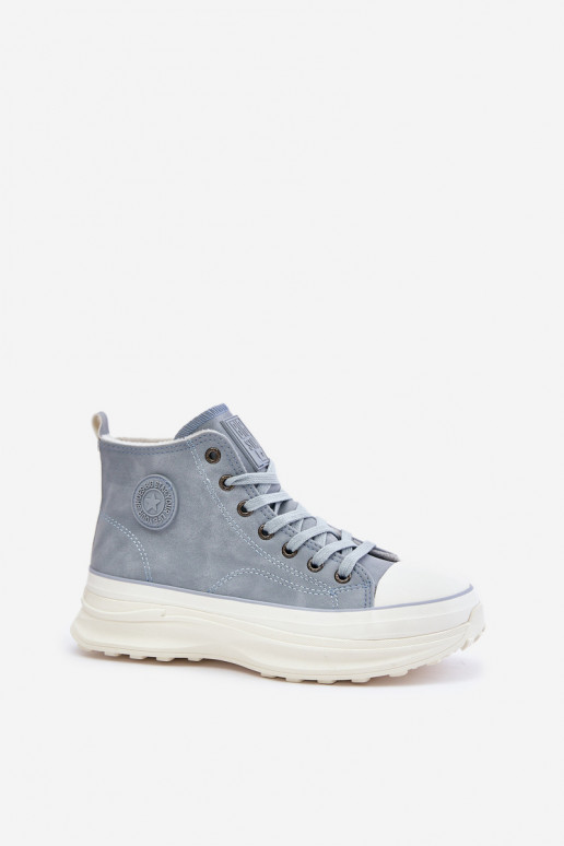 zahriať sa Bežná obuv s platformou Big Star OO274072 Modrá zahriať sa Bežná obuv s platformou Big Star OO274072 Modrá