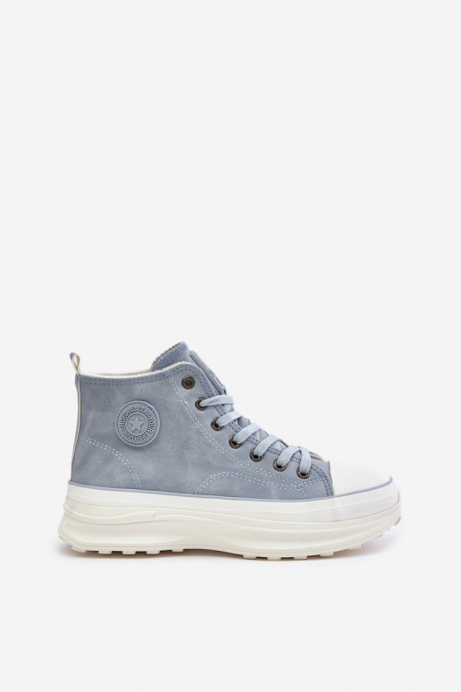 zahriať sa Bežná obuv s platformou Big Star OO274072 Modrá zahriať sa Bežná obuv s platformou Big Star OO274072 Modrá