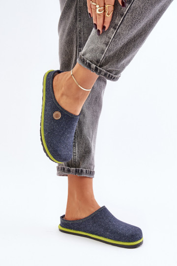 topánky domáce Dámske Papuče Inblu CS000039 tmavomodrá