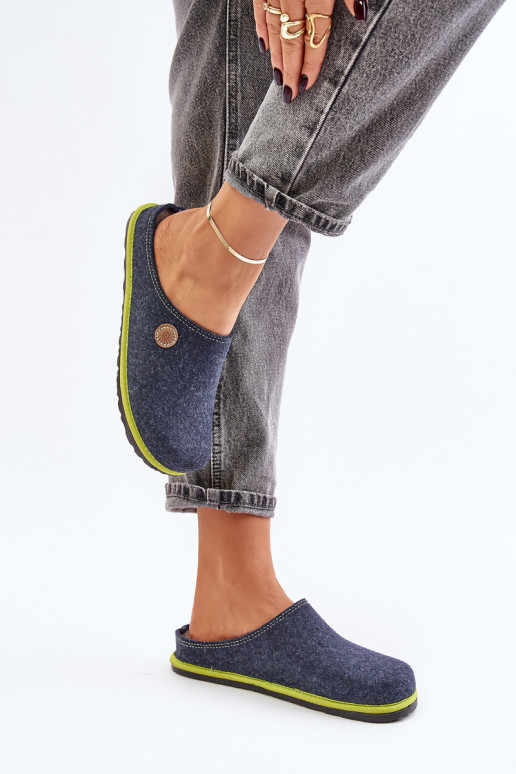 topánky domáce Dámske Papuče Inblu CS000039 tmavomodrá topánky domáce Dámske Papuče Inblu CS000039 tmavomodrá