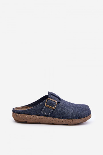 Pánske papuče s prackami Inblu MT000012 dark blue 2
