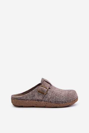 Papuče pre mužov s prackami Papuče Preventívna Inblu MT000012 béžová 2