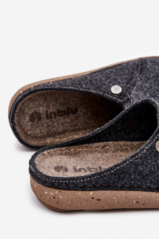 pre mužov topánky domáce Papuče Papuče Inblu MT000011 sivá pre mužov topánky domáce Papuče Papuče Inblu MT000011 sivá