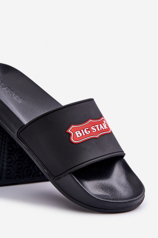Papuče pre mužov Z Logo Big Star OO174028 čierna