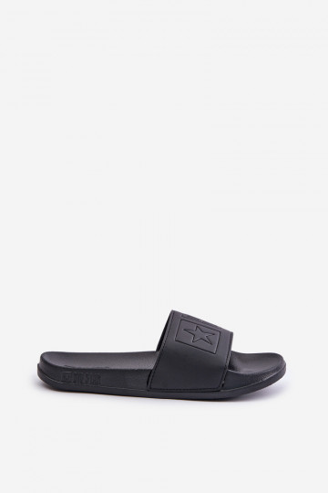 Pánske ľahké papuče Z Logo Big Star OO174030 black 2