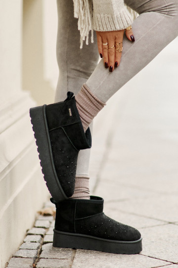 Snehule S Dekoráciou s platformou Big Star OO274A105 čierna