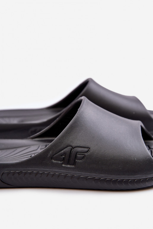 Dámske papuče 4F 4FMM00FFLIF093A-20S čierna farba Dámske papuče 4F 4FMM00FFLIF093A-20S čierna farba