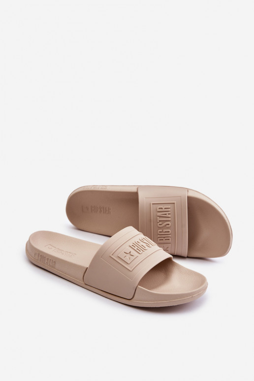 Dámske papuče Big Star OO274035 beige