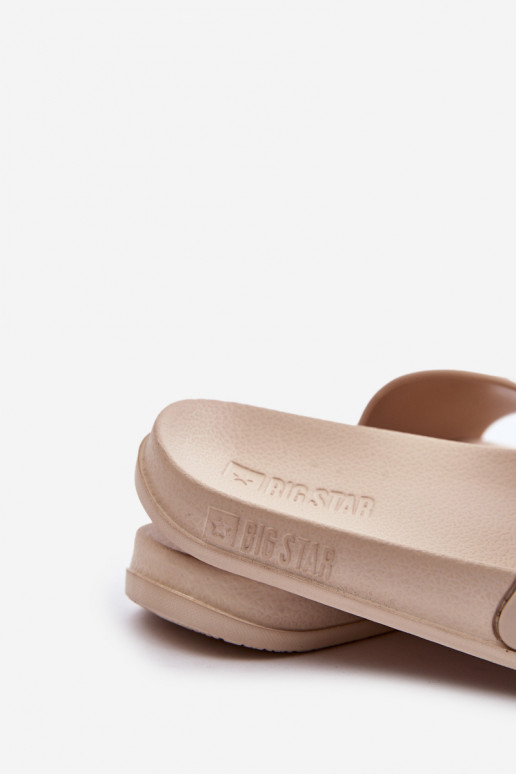 Dámske papuče Big Star OO274035 beige