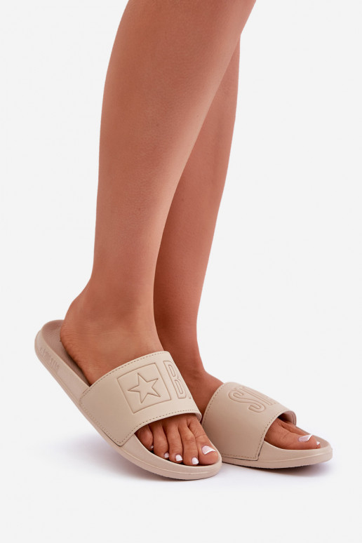 Ľahké papuče Big Star OO274043 beige Ľahké papuče Big Star OO274043 beige