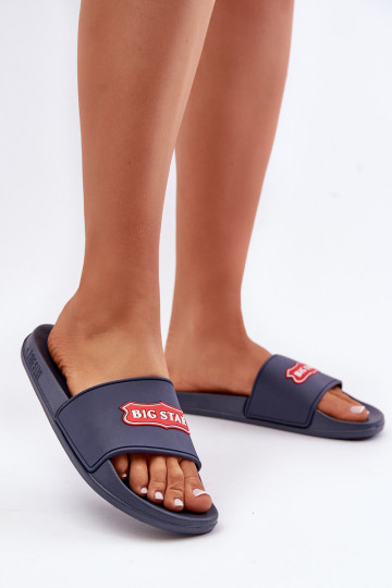 Dámske papuče Big Star OO274039 dark blue