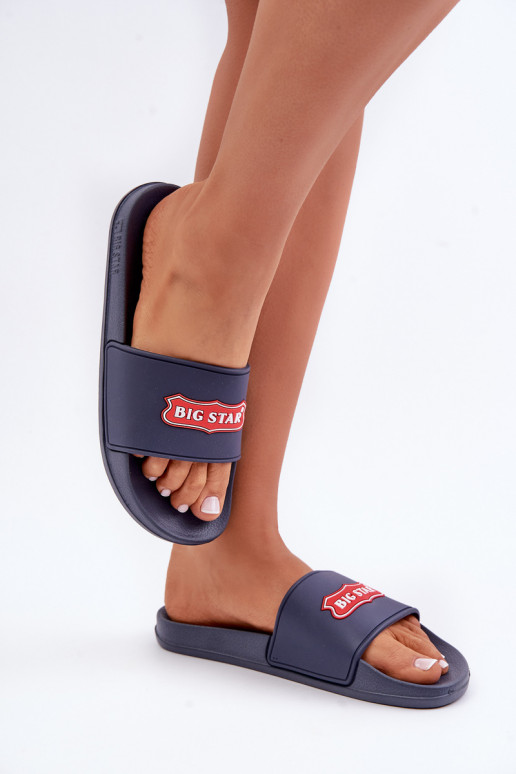 Dámske papuče Big Star OO274039 dark blue