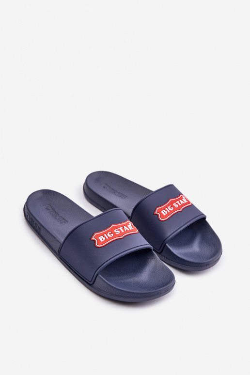 Dámske papuče Big Star OO274039 dark blue