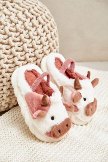 deti s kožušinou Papuče S témou KroIny Ružová Tamorrin 2