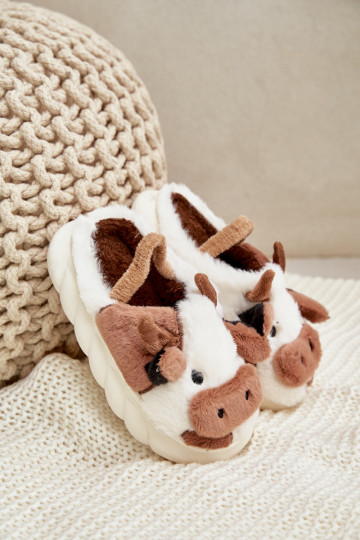 deti s kožušinou Papuče S témou KroIny Hnedá farba Tamorrin 2