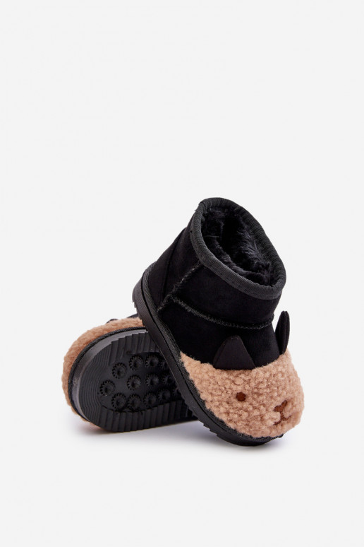 Teplé detské snehule Lamy čierna Esandira