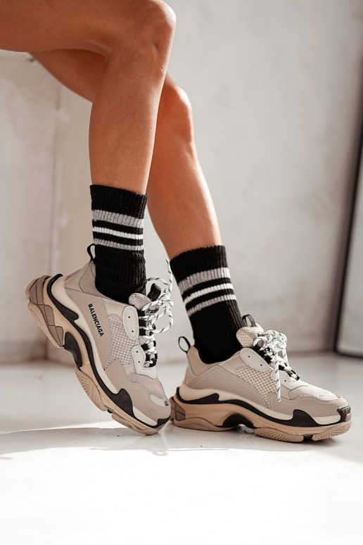 Pruhované topánky Skarpety Dámske s pruhmi Bez tlaku čierna Pruhované topánky Skarpety Dámske s pruhmi Bez tlaku čierna